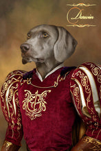Load image into Gallery viewer, The Prince male pet portrait