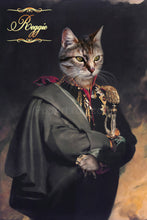 Load image into Gallery viewer, The Senator male cat portrait