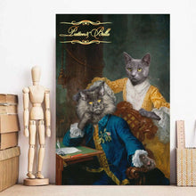 Load image into Gallery viewer, The actor and his wife two pets portrait