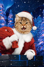 Load image into Gallery viewer, The first Santa Claus male pet portrait