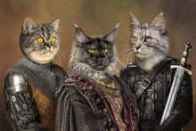 Load image into Gallery viewer, The fourth of many costume combinations for a multi pets portrait