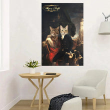 Load image into Gallery viewer, The painter and his brother two pets portrait