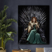 Load image into Gallery viewer, North queen personalized female portrait - PopArtYouShop