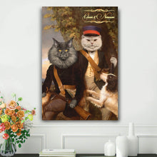 Load image into Gallery viewer, William III of the Netherlands and Prince Alexander two pets portrait