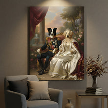Load image into Gallery viewer, The Royal Garden Party two pets portrait