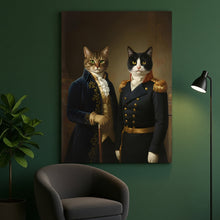 Load image into Gallery viewer, The Counts two pets portrait