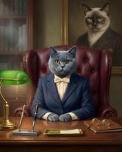 Load image into Gallery viewer, office pet portrait pop art