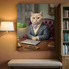 Load image into Gallery viewer, The Principal Consultant - remote work pet art pop