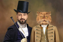 Load image into Gallery viewer, A portrait of a Man with Pets with a wide choice of attire