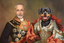 Load image into Gallery viewer, A portrait of a Man with Pets with a wide choice of attire