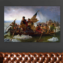 Load image into Gallery viewer, Washington Crossing the Delaware personalized male portrait