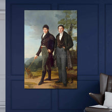 Load image into Gallery viewer, Gentlemen on the nature group of men portrait