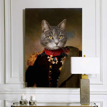 Load image into Gallery viewer, The General-Chef - custom cat portrait