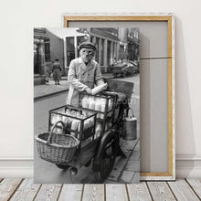 Load image into Gallery viewer, Milk delivery retro pet portrait