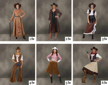Load image into Gallery viewer, Wild West family portrait #1 - Any family combination