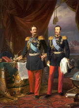 Load image into Gallery viewer, Alexander II and his friend group of men portrait