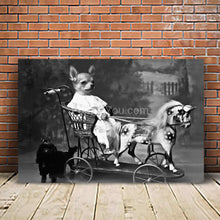 Load image into Gallery viewer, A coachman retro pet portrait