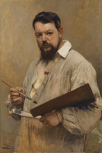 Load image into Gallery viewer, The portrait shows a man dressed in a white suit by a Spanish artist