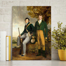 Load image into Gallery viewer, Hunters group of men portrait