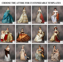 Load image into Gallery viewer, The first Universal family template for any family combination portrait