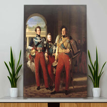 Load image into Gallery viewer, Duke Orleans, Chartres and Nemours group of men portrait