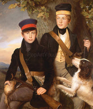 Load image into Gallery viewer, William III and Prince Alexander of the Netherlands group of men portrait