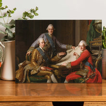 Load image into Gallery viewer, King Gustav III of Sweden and his Brothers group of men portrait