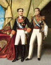 Load image into Gallery viewer, Young officers group of men portrait