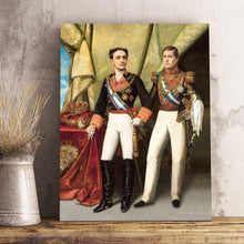 Load image into Gallery viewer, Young officers group of men portrait