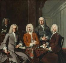 Load image into Gallery viewer, The Four Regents group of men portrait