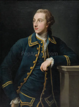 Load image into Gallery viewer, The portrait shows a man wearing a green regal suit