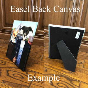 Easel back canvas 8x10 inches