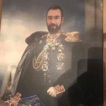 Load image into Gallery viewer, The portrait shows a young man with black hair, dressed in a general-diplomat's suit