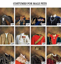 Load image into Gallery viewer, A portrait of a Man with Pets with a wide choice of attire