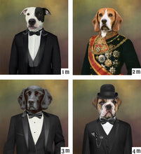 Load image into Gallery viewer, Pets Wedding two pets portrait