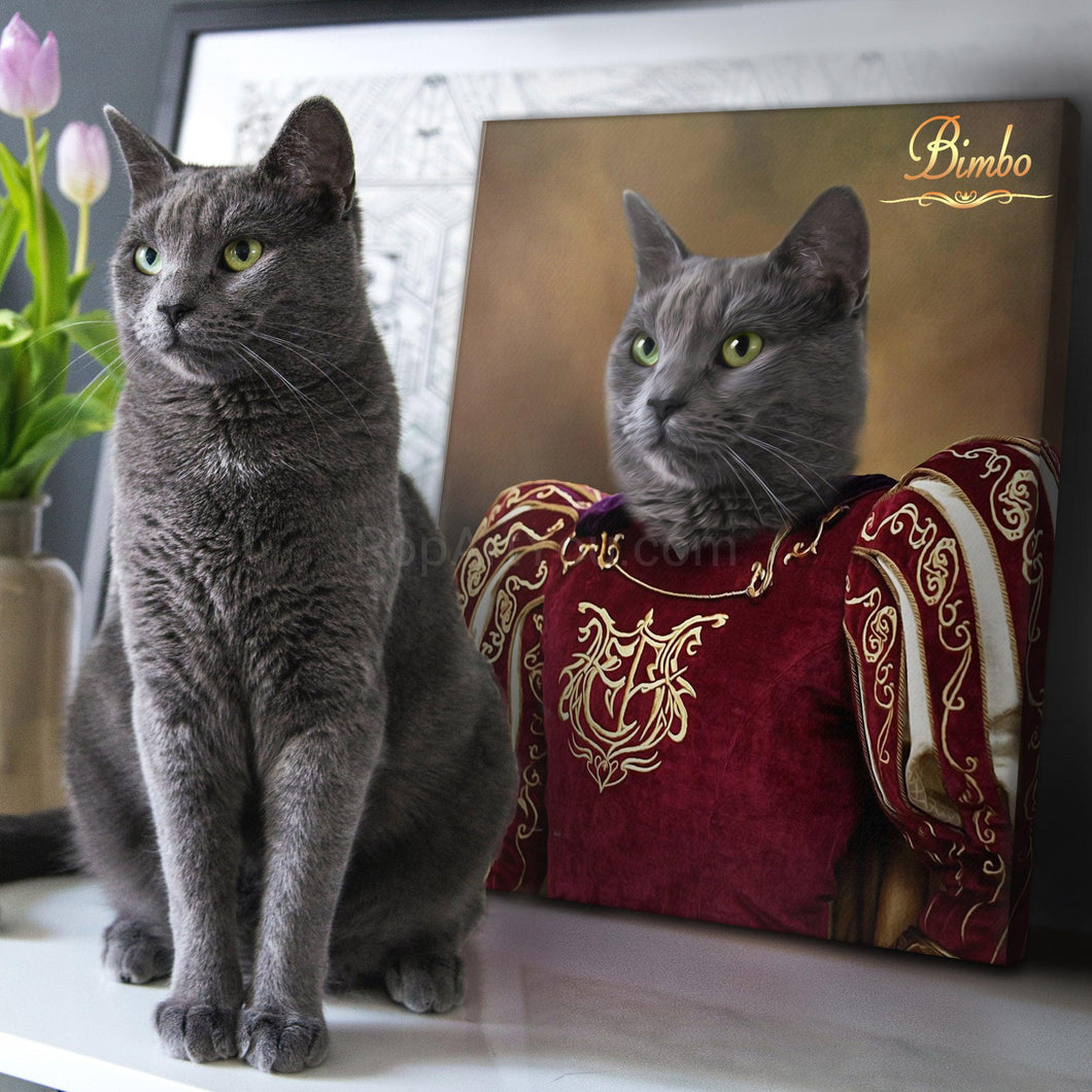 The Prince male cat portrait