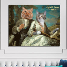 Load image into Gallery viewer, The Dreamers two pets portrait
