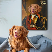 Load image into Gallery viewer, The Chancellor male pet portrait
