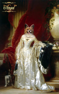 Portrait of Empress Alexandra Fyodorovna female pet portrait