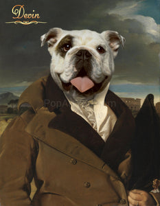 The Gallant Gentleman male pet portrait