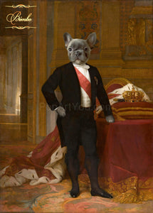 Napoleon III male pet portrait