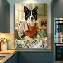 Load image into Gallery viewer, Kitchen maid - pop art pet portrait
