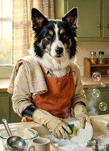Load image into Gallery viewer, Kitchen maid - pop art pet portrait
