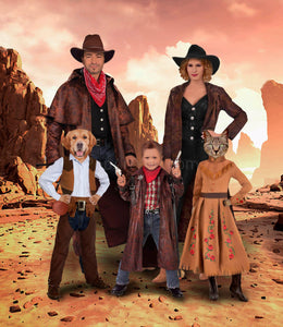 Wild West family portrait #2 - Any family combination