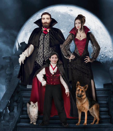 Vampire family portrait #3 - Any family combination