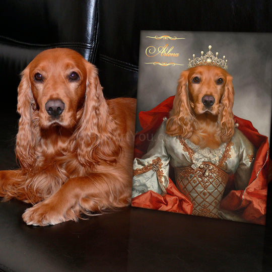 The Shining Queen female pet portrait
