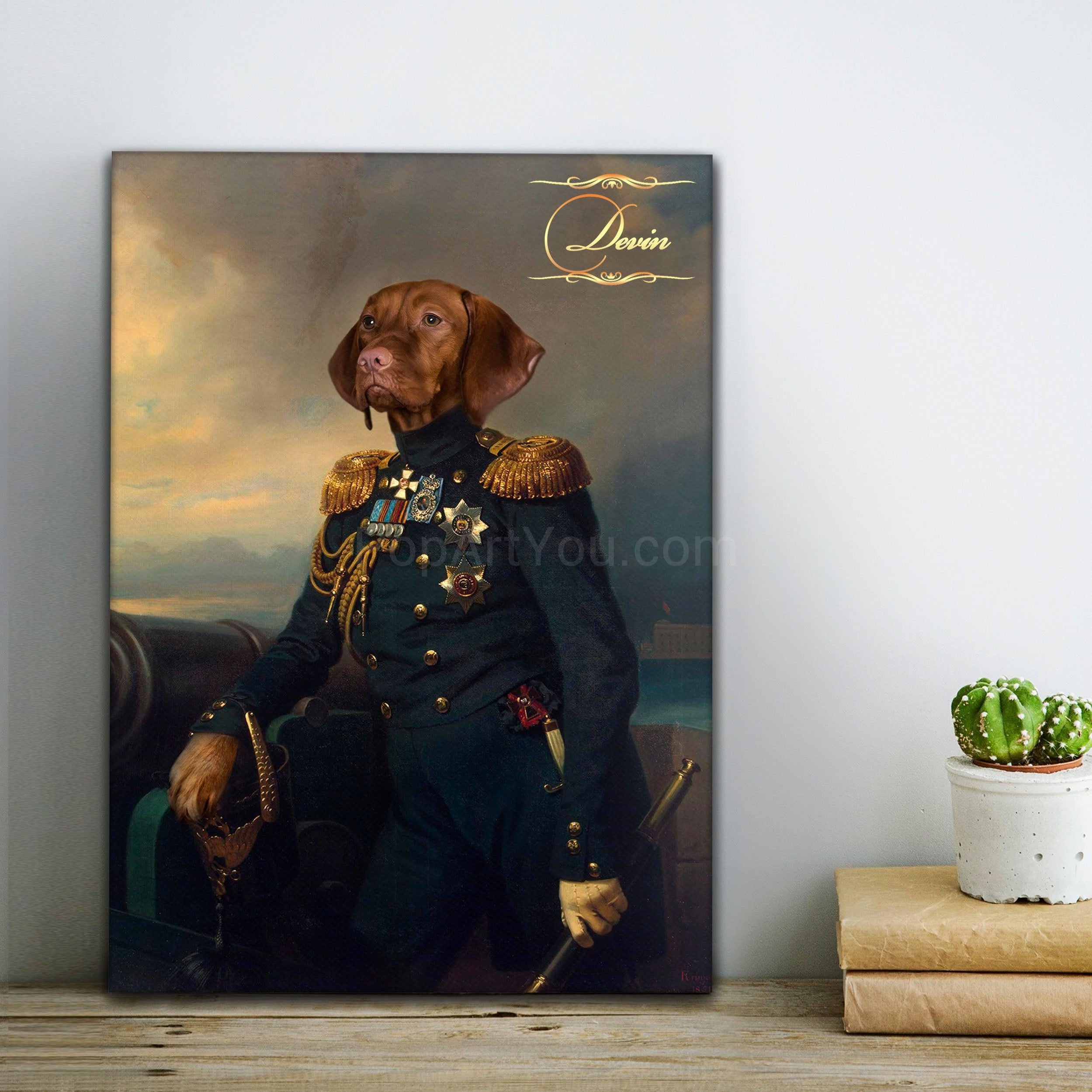 The Grand duke male pet portrait