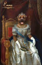 Load image into Gallery viewer, Marie Louise - the wife of Napoleon Bonaparte female pet portrait
