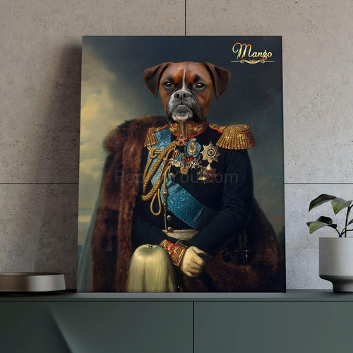 The Imperial Minister male pet portrait