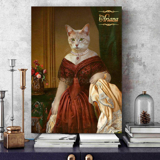 Baroness Elizabeth female cat portrait
